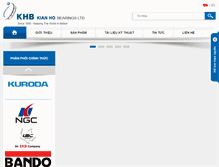 Tablet Screenshot of kianho.com.vn